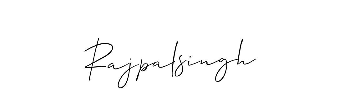 Also we have Rajpalsingh name is the best signature style. Create professional handwritten signature collection using Allison_Script autograph style. Rajpalsingh signature style 2 images and pictures png