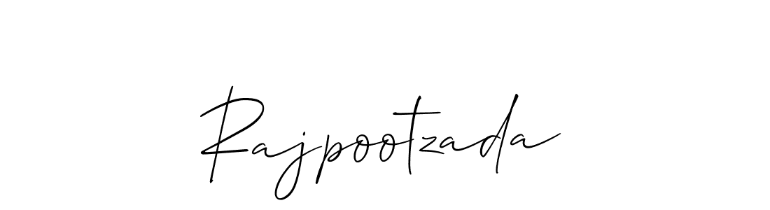 You should practise on your own different ways (Allison_Script) to write your name (Rajpootzada) in signature. don't let someone else do it for you. Rajpootzada signature style 2 images and pictures png