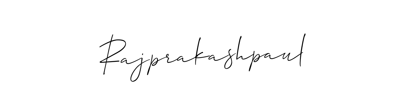 How to make Rajprakashpaul signature? Allison_Script is a professional autograph style. Create handwritten signature for Rajprakashpaul name. Rajprakashpaul signature style 2 images and pictures png