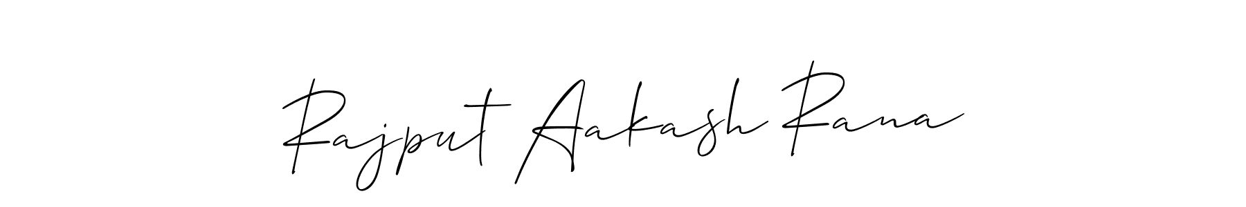 if you are searching for the best signature style for your name Rajput Aakash Rana. so please give up your signature search. here we have designed multiple signature styles  using Allison_Script. Rajput Aakash Rana signature style 2 images and pictures png