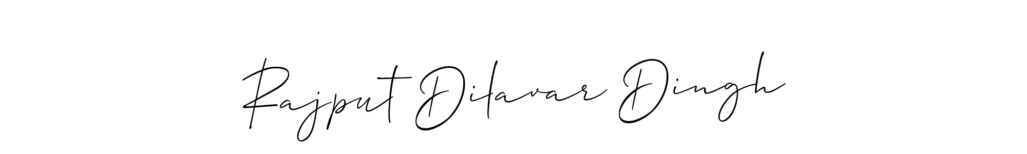 How to Draw Rajput Dilavar Dingh signature style? Allison_Script is a latest design signature styles for name Rajput Dilavar Dingh. Rajput Dilavar Dingh signature style 2 images and pictures png