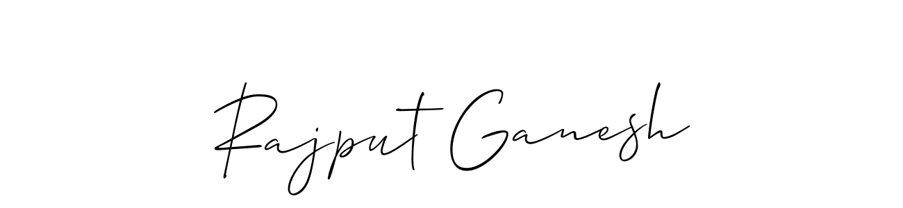 Similarly Allison_Script is the best handwritten signature design. Signature creator online .You can use it as an online autograph creator for name Rajput Ganesh. Rajput Ganesh signature style 2 images and pictures png