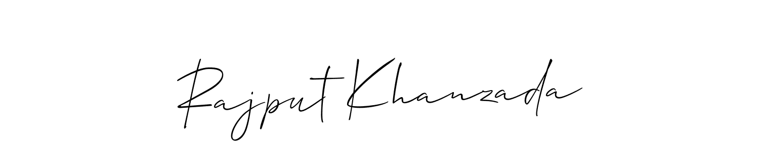 Once you've used our free online signature maker to create your best signature Allison_Script style, it's time to enjoy all of the benefits that Rajput Khanzada name signing documents. Rajput Khanzada signature style 2 images and pictures png