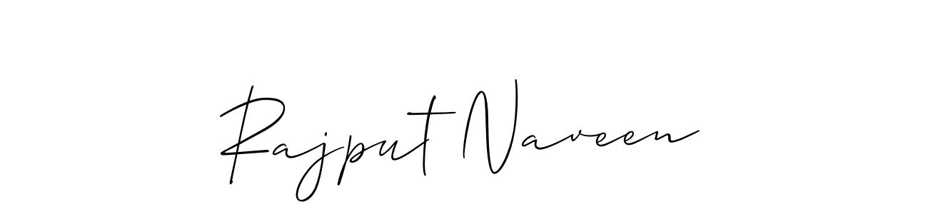 Create a beautiful signature design for name Rajput Naveen. With this signature (Allison_Script) fonts, you can make a handwritten signature for free. Rajput Naveen signature style 2 images and pictures png