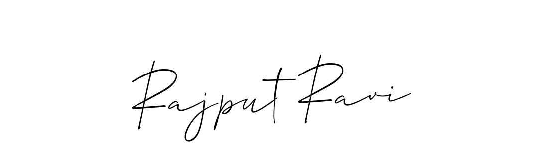 Rajput Ravi stylish signature style. Best Handwritten Sign (Allison_Script) for my name. Handwritten Signature Collection Ideas for my name Rajput Ravi. Rajput Ravi signature style 2 images and pictures png