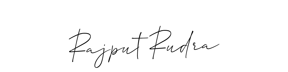 Once you've used our free online signature maker to create your best signature Allison_Script style, it's time to enjoy all of the benefits that Rajput Rudra name signing documents. Rajput Rudra signature style 2 images and pictures png