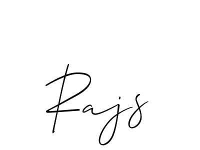 Rajs stylish signature style. Best Handwritten Sign (Allison_Script) for my name. Handwritten Signature Collection Ideas for my name Rajs. Rajs signature style 2 images and pictures png