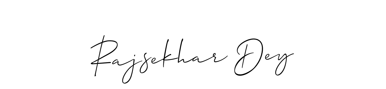 You can use this online signature creator to create a handwritten signature for the name Rajsekhar Dey. This is the best online autograph maker. Rajsekhar Dey signature style 2 images and pictures png