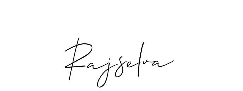 Also we have Rajselva name is the best signature style. Create professional handwritten signature collection using Allison_Script autograph style. Rajselva signature style 2 images and pictures png