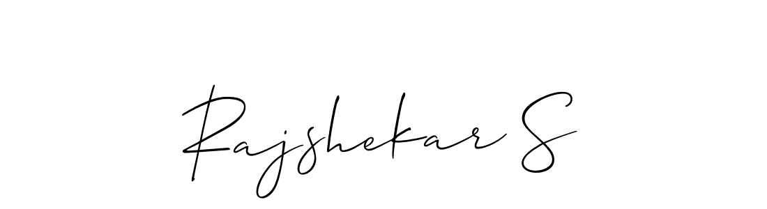 How to Draw Rajshekar S signature style? Allison_Script is a latest design signature styles for name Rajshekar S. Rajshekar S signature style 2 images and pictures png