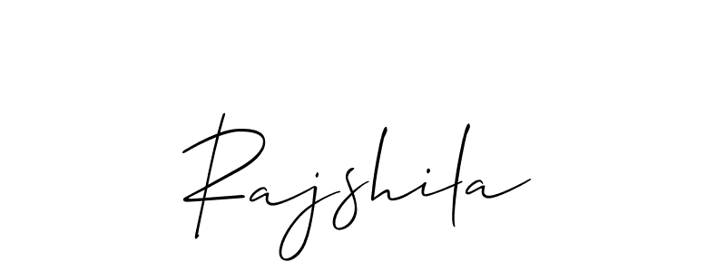 You can use this online signature creator to create a handwritten signature for the name Rajshila. This is the best online autograph maker. Rajshila signature style 2 images and pictures png