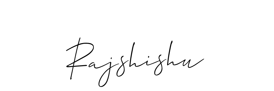 Make a beautiful signature design for name Rajshishu. With this signature (Allison_Script) style, you can create a handwritten signature for free. Rajshishu signature style 2 images and pictures png