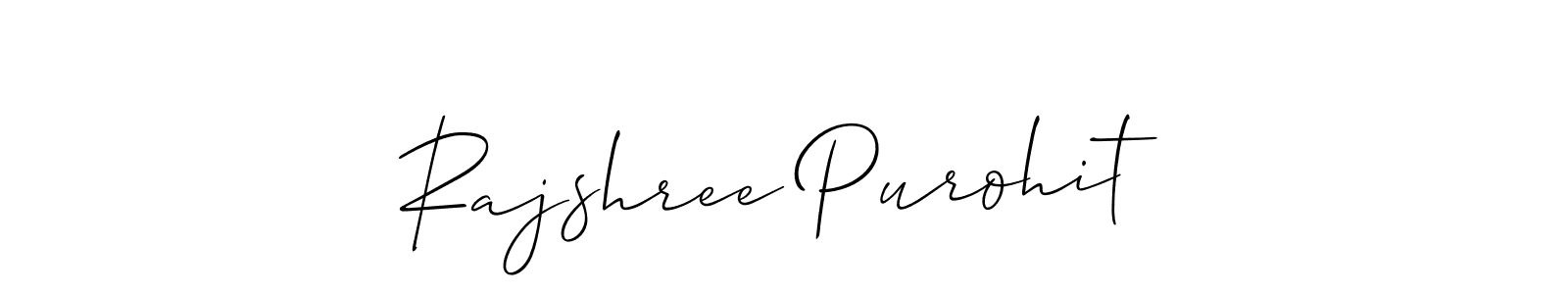Make a beautiful signature design for name Rajshree Purohit. Use this online signature maker to create a handwritten signature for free. Rajshree Purohit signature style 2 images and pictures png