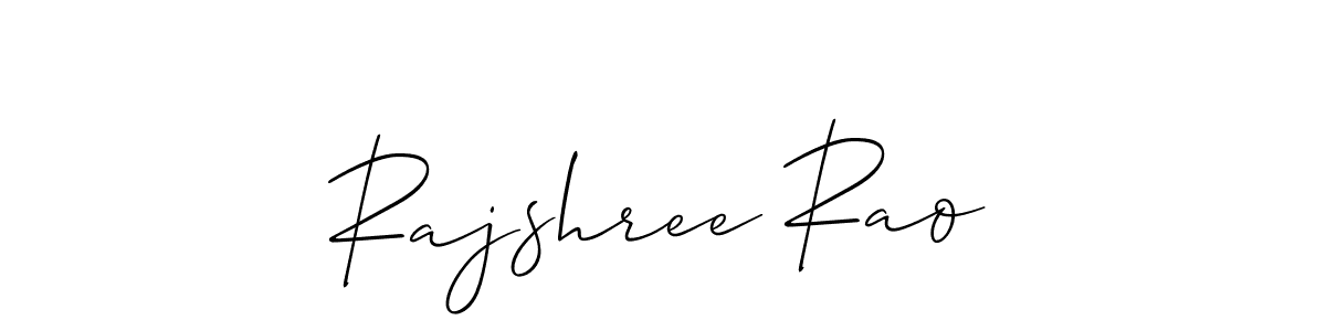Once you've used our free online signature maker to create your best signature Allison_Script style, it's time to enjoy all of the benefits that Rajshree Rao name signing documents. Rajshree Rao signature style 2 images and pictures png