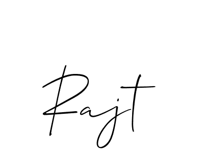 You should practise on your own different ways (Allison_Script) to write your name (Rajt) in signature. don't let someone else do it for you. Rajt signature style 2 images and pictures png