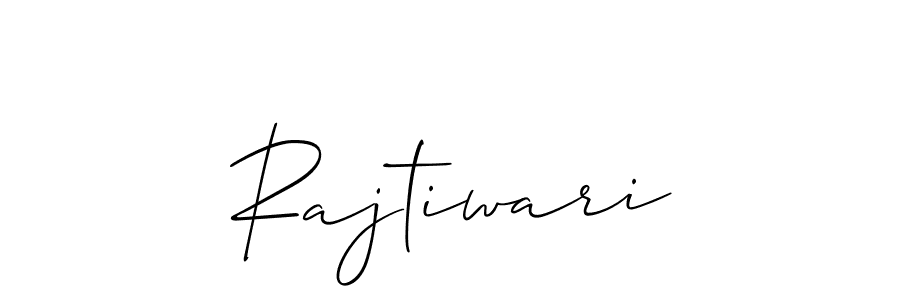 The best way (Allison_Script) to make a short signature is to pick only two or three words in your name. The name Rajtiwari include a total of six letters. For converting this name. Rajtiwari signature style 2 images and pictures png