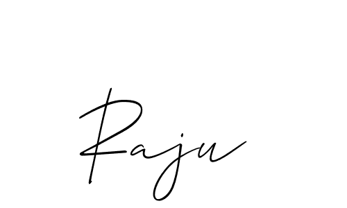 How to make Raju  name signature. Use Allison_Script style for creating short signs online. This is the latest handwritten sign. Raju  signature style 2 images and pictures png