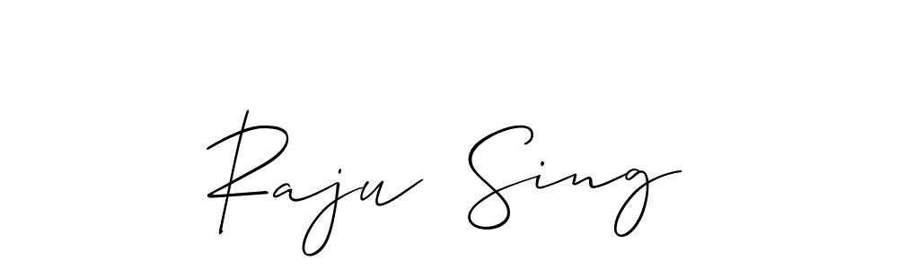 Make a beautiful signature design for name Raju  Sing. Use this online signature maker to create a handwritten signature for free. Raju  Sing signature style 2 images and pictures png