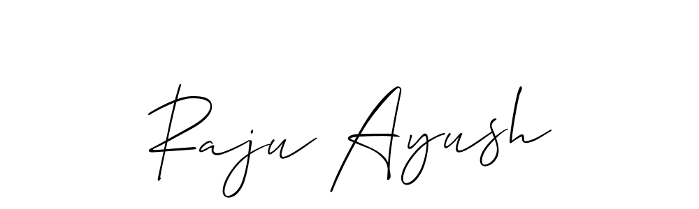 Once you've used our free online signature maker to create your best signature Allison_Script style, it's time to enjoy all of the benefits that Raju Ayush name signing documents. Raju Ayush signature style 2 images and pictures png