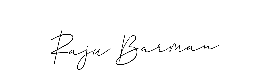 Allison_Script is a professional signature style that is perfect for those who want to add a touch of class to their signature. It is also a great choice for those who want to make their signature more unique. Get Raju Barman name to fancy signature for free. Raju Barman signature style 2 images and pictures png