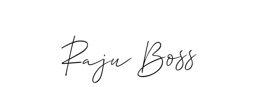 How to Draw Raju Boss signature style? Allison_Script is a latest design signature styles for name Raju Boss. Raju Boss signature style 2 images and pictures png