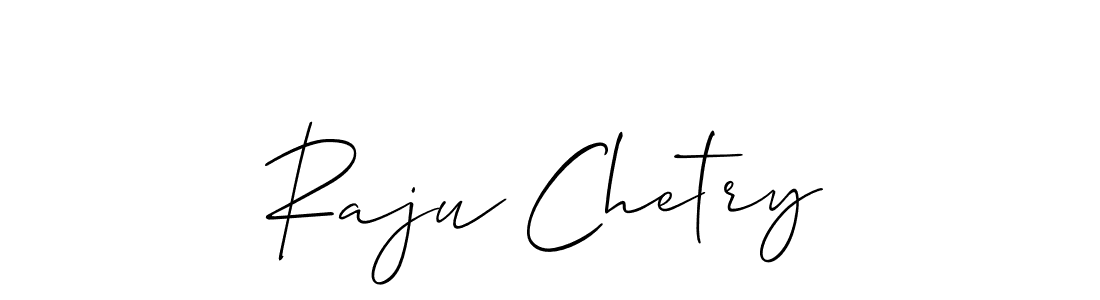 Also we have Raju Chetry name is the best signature style. Create professional handwritten signature collection using Allison_Script autograph style. Raju Chetry signature style 2 images and pictures png