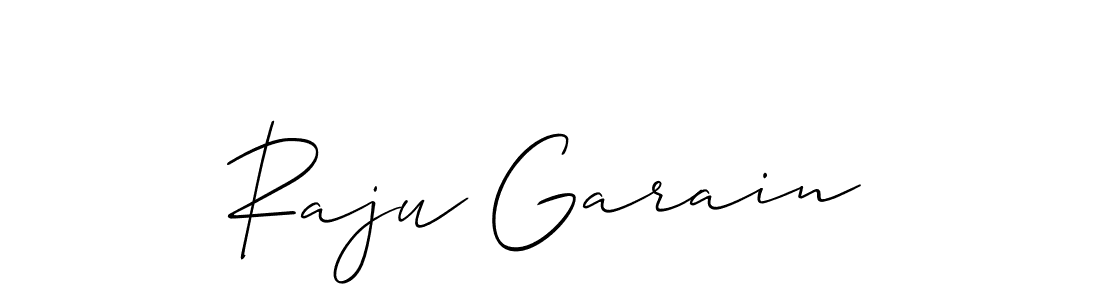 Raju Garain stylish signature style. Best Handwritten Sign (Allison_Script) for my name. Handwritten Signature Collection Ideas for my name Raju Garain. Raju Garain signature style 2 images and pictures png