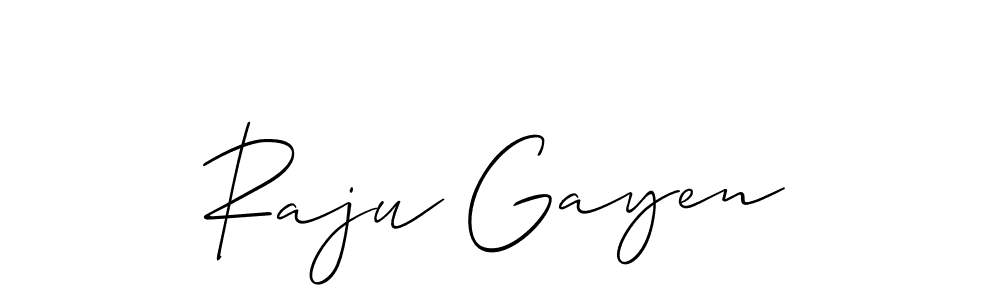 Best and Professional Signature Style for Raju Gayen. Allison_Script Best Signature Style Collection. Raju Gayen signature style 2 images and pictures png