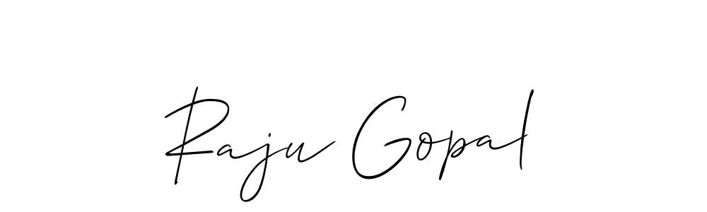 Also we have Raju Gopal name is the best signature style. Create professional handwritten signature collection using Allison_Script autograph style. Raju Gopal signature style 2 images and pictures png