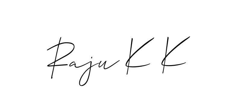 Make a beautiful signature design for name Raju K K. Use this online signature maker to create a handwritten signature for free. Raju K K signature style 2 images and pictures png