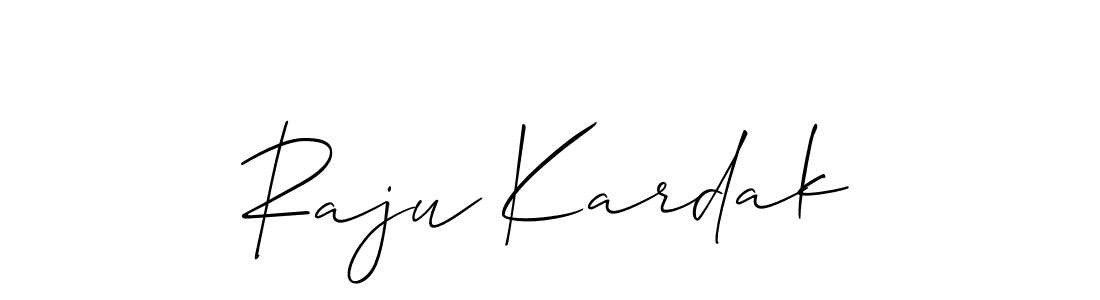 Check out images of Autograph of Raju Kardak name. Actor Raju Kardak Signature Style. Allison_Script is a professional sign style online. Raju Kardak signature style 2 images and pictures png