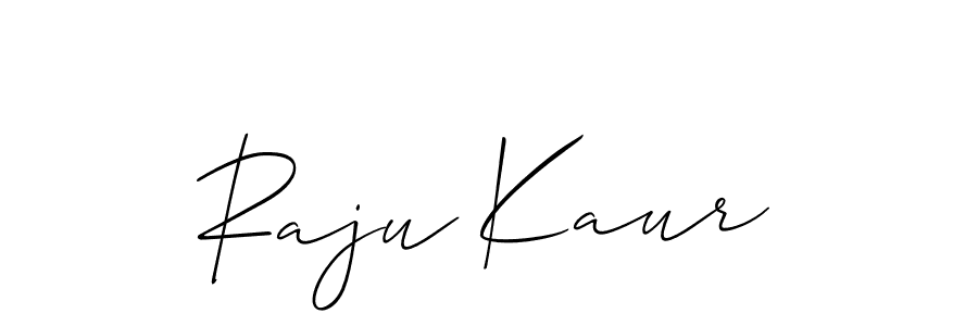 Allison_Script is a professional signature style that is perfect for those who want to add a touch of class to their signature. It is also a great choice for those who want to make their signature more unique. Get Raju Kaur name to fancy signature for free. Raju Kaur signature style 2 images and pictures png