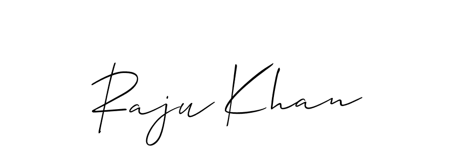 Also we have Raju Khan name is the best signature style. Create professional handwritten signature collection using Allison_Script autograph style. Raju Khan signature style 2 images and pictures png