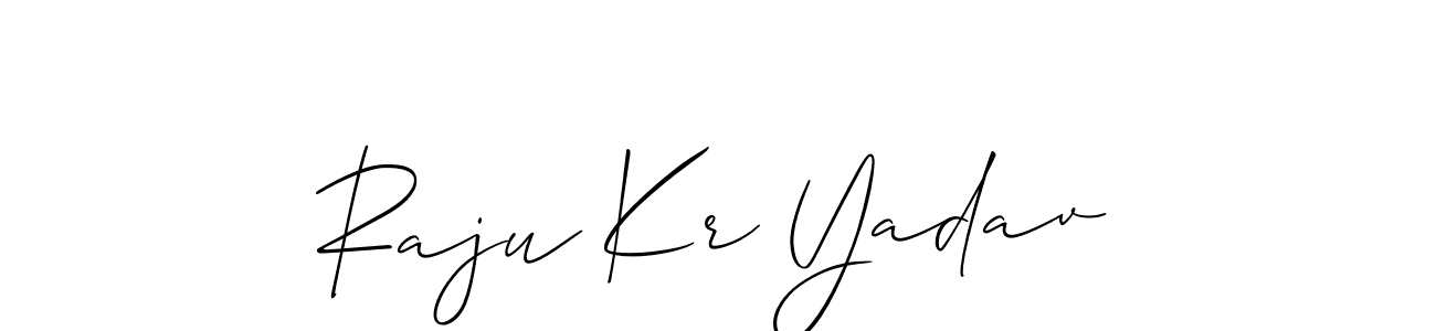 Check out images of Autograph of Raju Kr Yadav name. Actor Raju Kr Yadav Signature Style. Allison_Script is a professional sign style online. Raju Kr Yadav signature style 2 images and pictures png