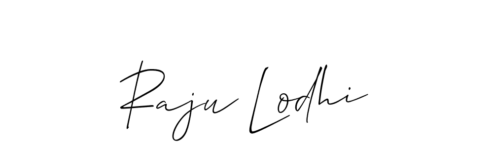 It looks lik you need a new signature style for name Raju Lodhi. Design unique handwritten (Allison_Script) signature with our free signature maker in just a few clicks. Raju Lodhi signature style 2 images and pictures png