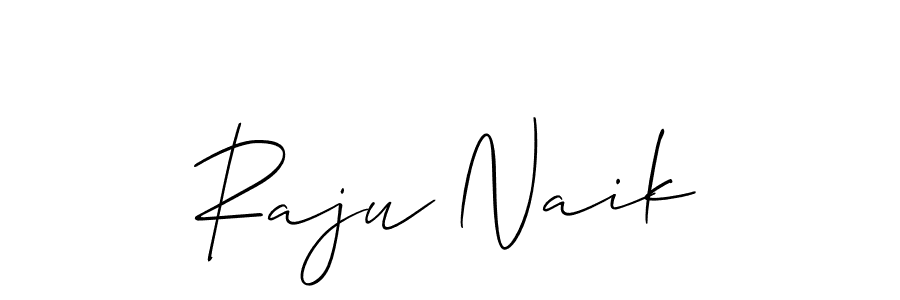 How to make Raju Naik signature? Allison_Script is a professional autograph style. Create handwritten signature for Raju Naik name. Raju Naik signature style 2 images and pictures png