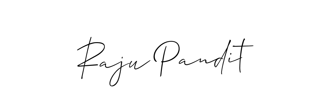 You can use this online signature creator to create a handwritten signature for the name Raju Pandit. This is the best online autograph maker. Raju Pandit signature style 2 images and pictures png