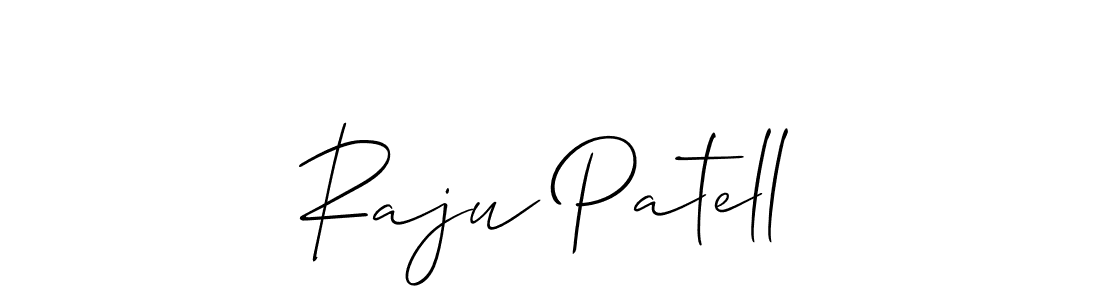 Similarly Allison_Script is the best handwritten signature design. Signature creator online .You can use it as an online autograph creator for name Raju Patell. Raju Patell signature style 2 images and pictures png