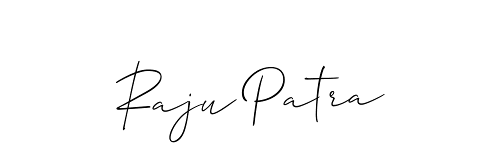 How to Draw Raju Patra signature style? Allison_Script is a latest design signature styles for name Raju Patra. Raju Patra signature style 2 images and pictures png