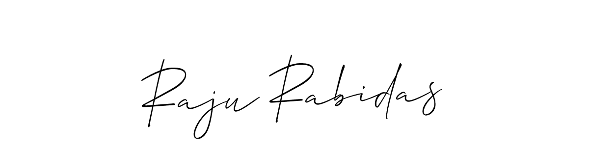 Also we have Raju Rabidas name is the best signature style. Create professional handwritten signature collection using Allison_Script autograph style. Raju Rabidas signature style 2 images and pictures png