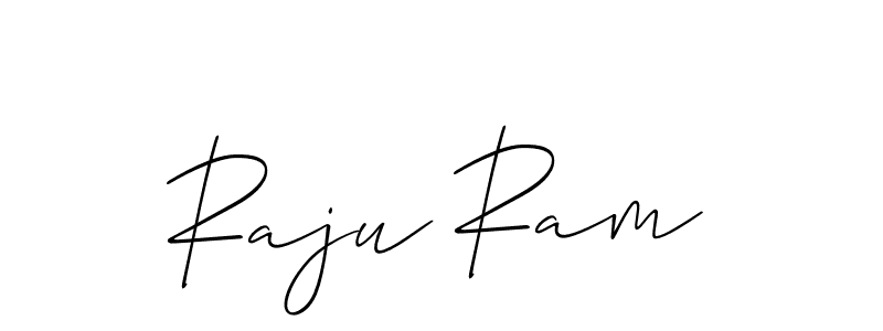 It looks lik you need a new signature style for name Raju Ram. Design unique handwritten (Allison_Script) signature with our free signature maker in just a few clicks. Raju Ram signature style 2 images and pictures png