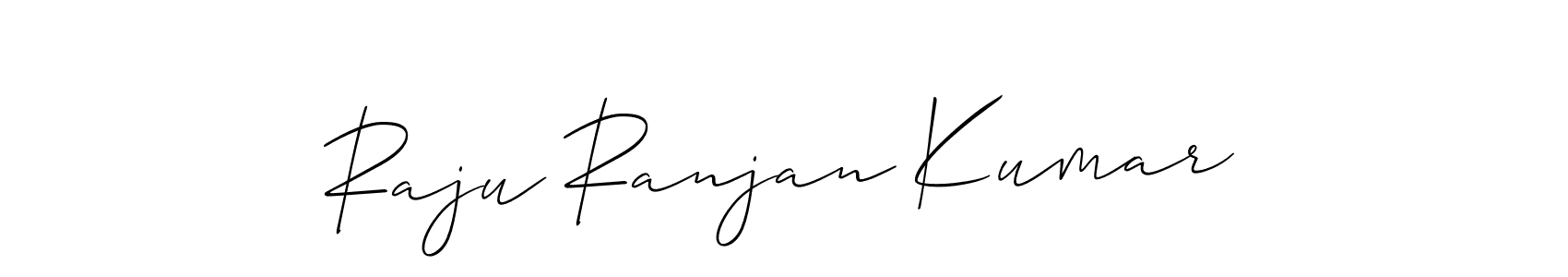 How to make Raju Ranjan Kumar signature? Allison_Script is a professional autograph style. Create handwritten signature for Raju Ranjan Kumar name. Raju Ranjan Kumar signature style 2 images and pictures png