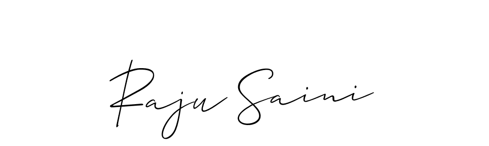 Make a beautiful signature design for name Raju Saini. Use this online signature maker to create a handwritten signature for free. Raju Saini signature style 2 images and pictures png