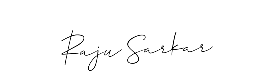 Raju Sarkar stylish signature style. Best Handwritten Sign (Allison_Script) for my name. Handwritten Signature Collection Ideas for my name Raju Sarkar. Raju Sarkar signature style 2 images and pictures png