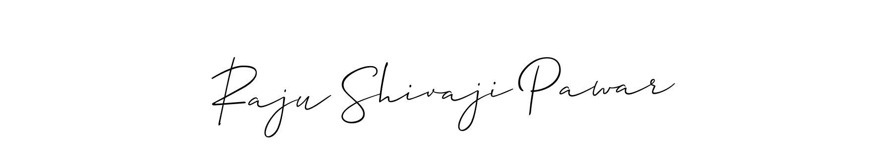 How to make Raju Shivaji Pawar signature? Allison_Script is a professional autograph style. Create handwritten signature for Raju Shivaji Pawar name. Raju Shivaji Pawar signature style 2 images and pictures png