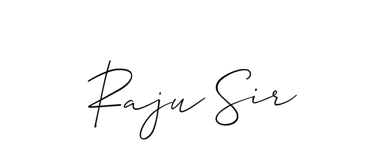 Best and Professional Signature Style for Raju Sir. Allison_Script Best Signature Style Collection. Raju Sir signature style 2 images and pictures png