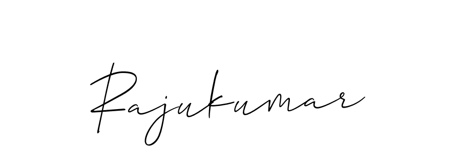 How to make Rajukumar signature? Allison_Script is a professional autograph style. Create handwritten signature for Rajukumar name. Rajukumar signature style 2 images and pictures png