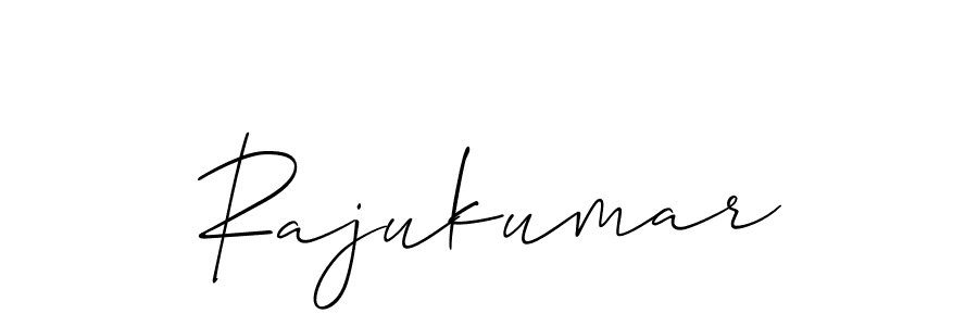 How to make Rajukumar signature? Allison_Script is a professional autograph style. Create handwritten signature for Rajukumar name. Rajukumar signature style 2 images and pictures png