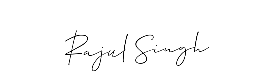 Once you've used our free online signature maker to create your best signature Allison_Script style, it's time to enjoy all of the benefits that Rajul Singh name signing documents. Rajul Singh signature style 2 images and pictures png