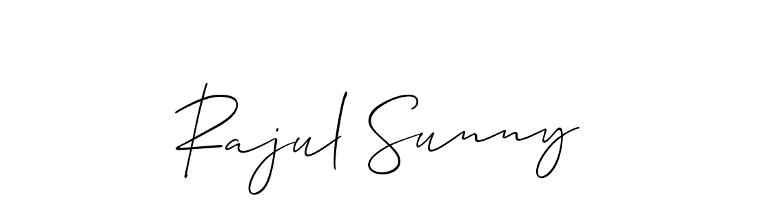 See photos of Rajul Sunny official signature by Spectra . Check more albums & portfolios. Read reviews & check more about Allison_Script font. Rajul Sunny signature style 2 images and pictures png